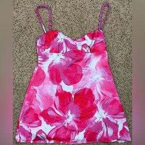 Marbelle Pink Floral Mini Dress
